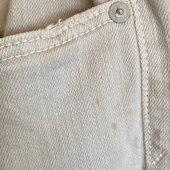 Vince Dylan Deconstructed Latte Skinny Ankle Jeans - Picture 15 of 16